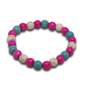 Full Colour Transgender Stone Bracelet