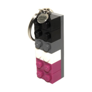 Asexual Brick Keyring