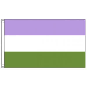 buy genderqueer lgbt pride 5' flag online