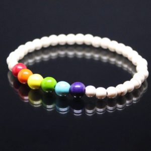 Rainbow Bracelets (White)