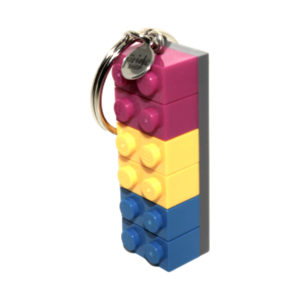 Pansexual Brick Keyring
