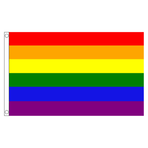buy rainbow lgbt pride 5' flag online
