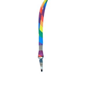 Slim LGBTQ+ Rainbow Lanyards