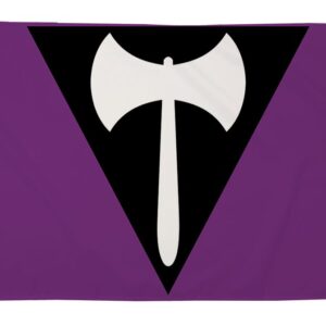 Labrys Lesbian (5ft by 3ft) Premium Pride Flag