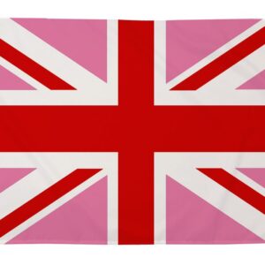 Pink Union Jack (5ft by 3ft) Premium Pride Flag