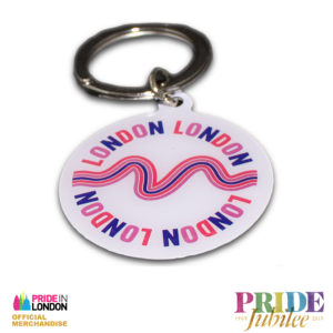 Pride In London LDN Bisexual Roundel Keyring