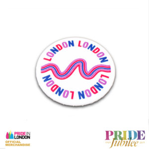 Pride In London LDN Bisexual Button Badge