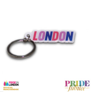 Pride In London LDN Bisexual Lozenge Keyring