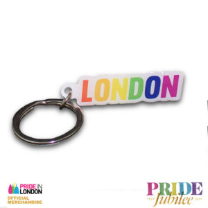 Pride In London LDN Rainbow Lozenge Keyring