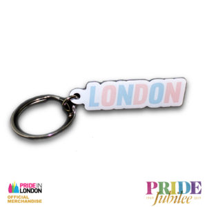 Pride In London LDN Transgender Lozenge Keyring