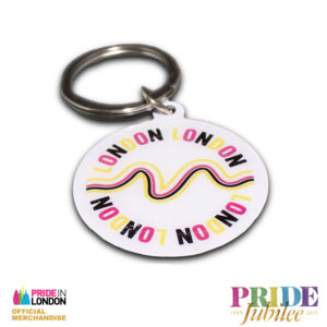 Pride In London LDN Non Binary Roundel Keyring