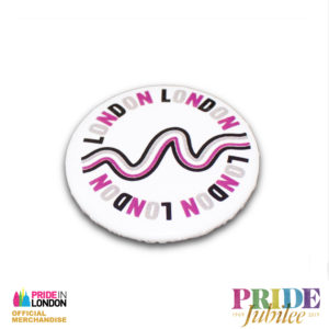 Pride In London LDN Asexual Button Badge