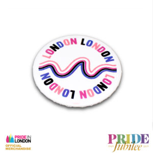 Pride In London LDN Gender Fluid Button Badge