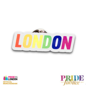 Pride In London LDN Enamel Rainbow Badge