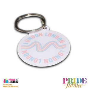 Pride In London LDN Transgender Roundel Keyring