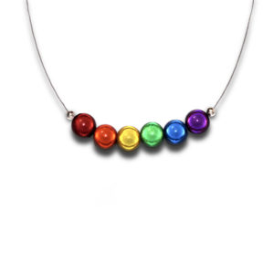 Rainbow Holographic Set Wire Necklace