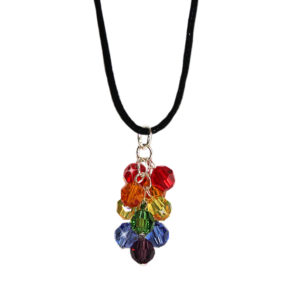 Rainbow Cluster Necklace With Swarovski® Elements