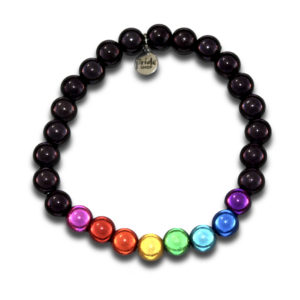 Gilbert Baker Black Holographic Bracelet