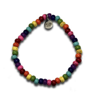 Gilbert Baker Heishi Stone Bracelet