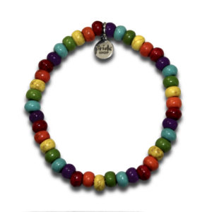 Rainbow Heishi Stone Bracelet