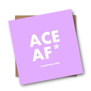 Asexual AF Greeting Card