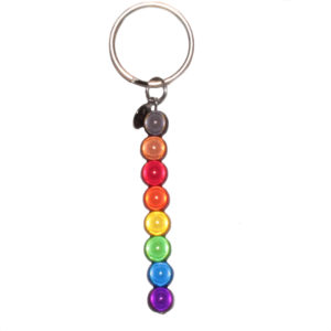 BAME Rainbow Holographic Drop Keyring