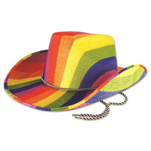 Rainbow Cowboy Hat