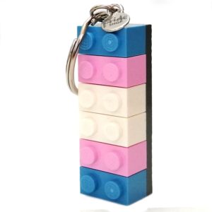 Transgender Brick Keyring