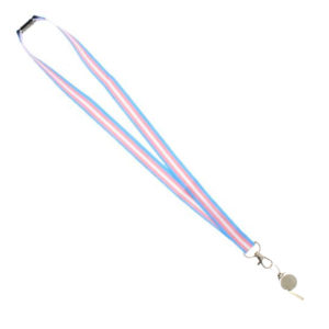 Transgender Lanyard With Whistle