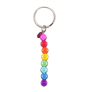 Gilbert Baker Pride Flag Keyring