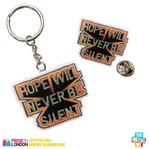 Pride In London - Hope Pin Badge And Keyring Set