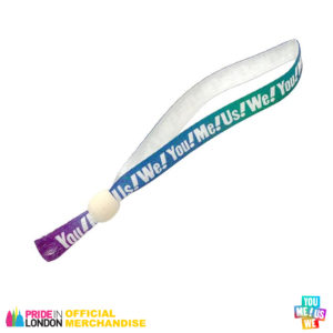 Pride In London You Me Us We Colourful wristband