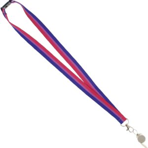 Bisexual Lanyard With Whistle