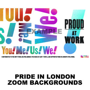 Pride In London Zoom Backgrounds
