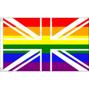 buy rainbow lgbt pride Union Jack flag online