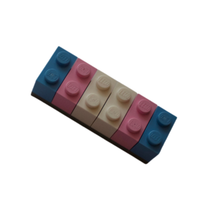 transgender lego brick fridge magnet