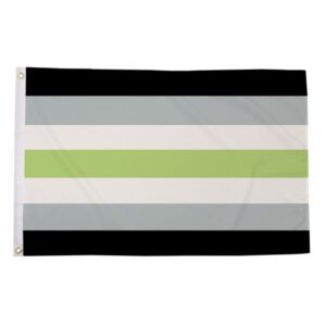 Agender (5ft by 3ft) Premium Pride Flag