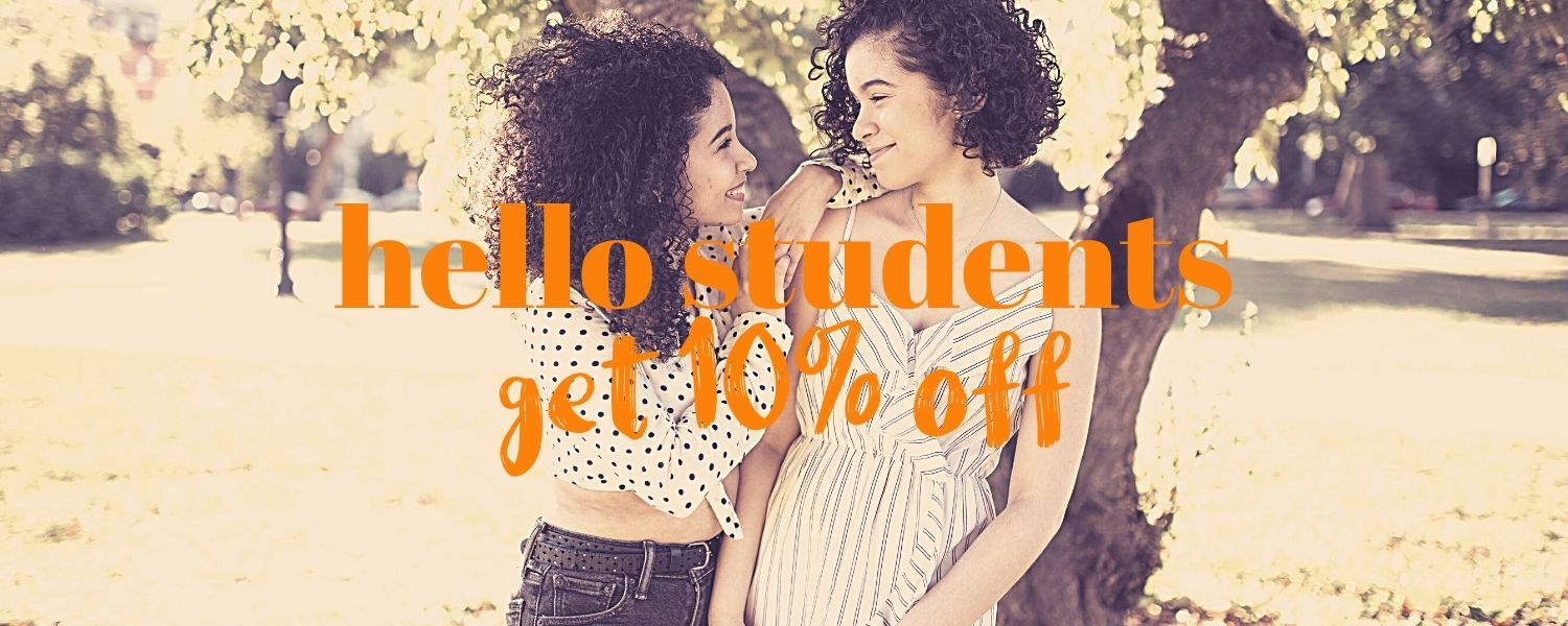 Are you a student? Get our student discount by clicking here