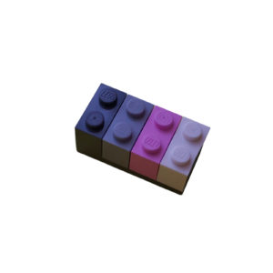demigirl lego brick fridge magnet