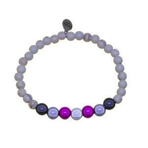white stone bracelet with demigirl holographic set