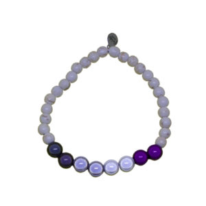 asex stone pride bracelet