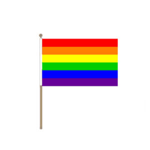 Gay Pride Rainbow Handheld Pride Flag (22.5cm x 15cm)