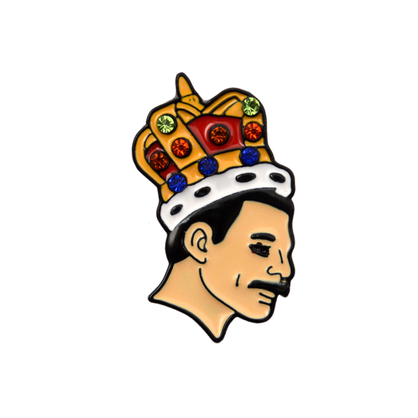 Freddie Mercury pin badge