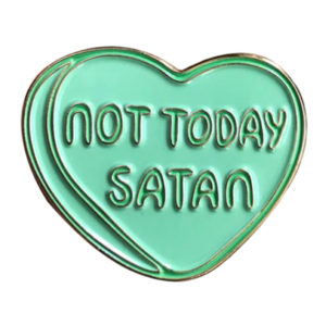 ru Paul drag race not today satan pin badge