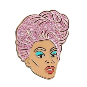 Ru Paul drag race pin badge