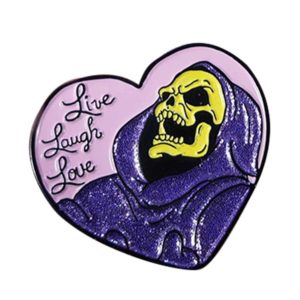 skeleton pin badge