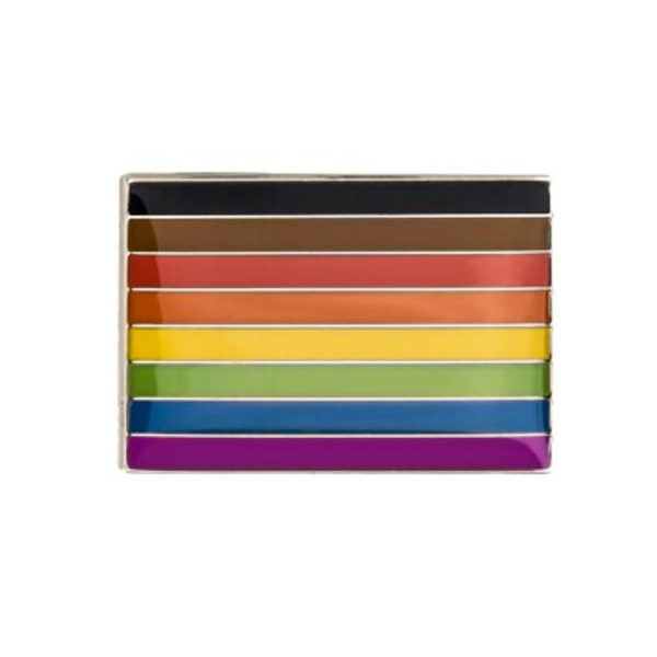 BAME Philidelphia Pride Flag Pin Badge