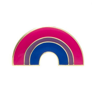 Bisexual Rainbow Pin Badge