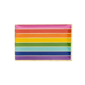 Gilbert Baker Pride Flag Pin Badge
