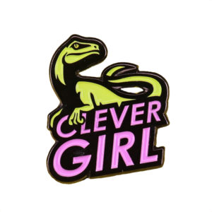 Jurassic Park Clever Girl Pin Badge